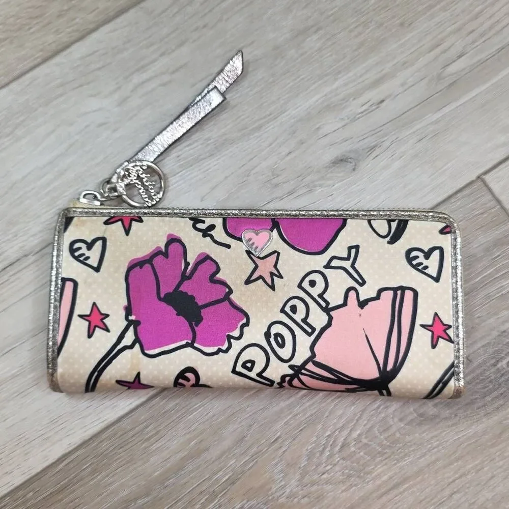 Coach Poppy Floral Graffiti Tote & Matching Wallet